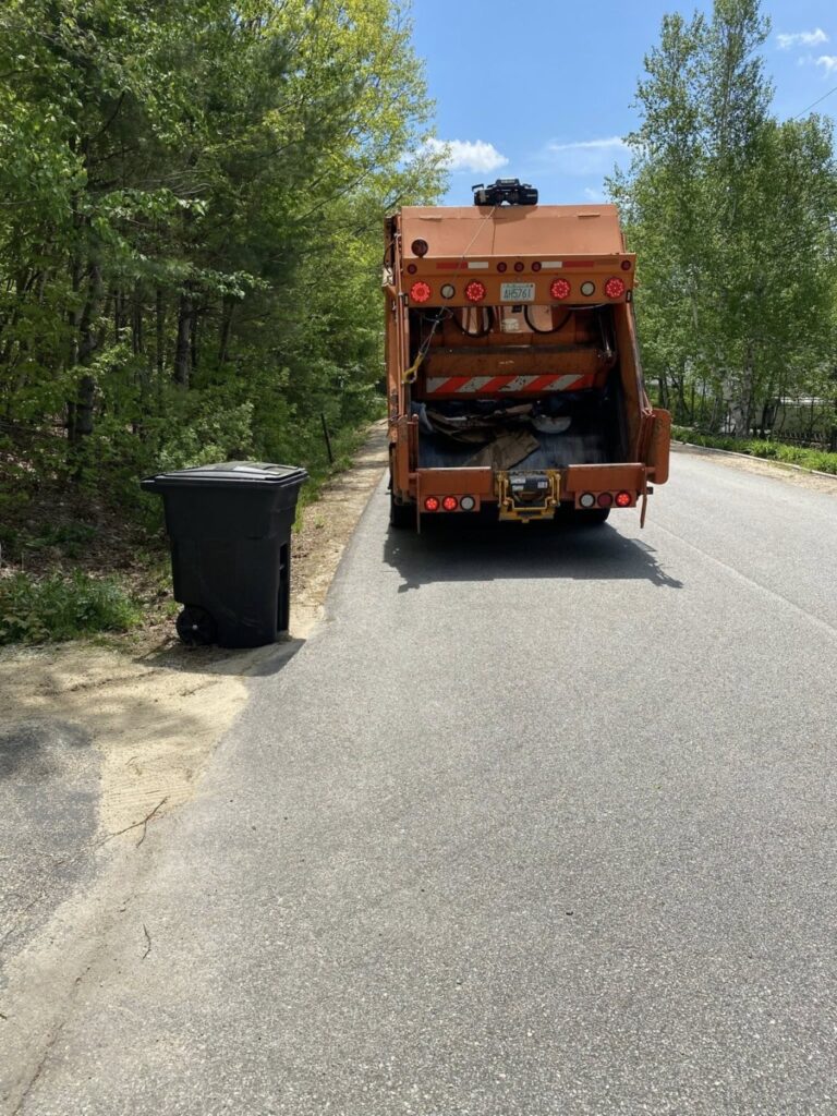 weekly trash pickup