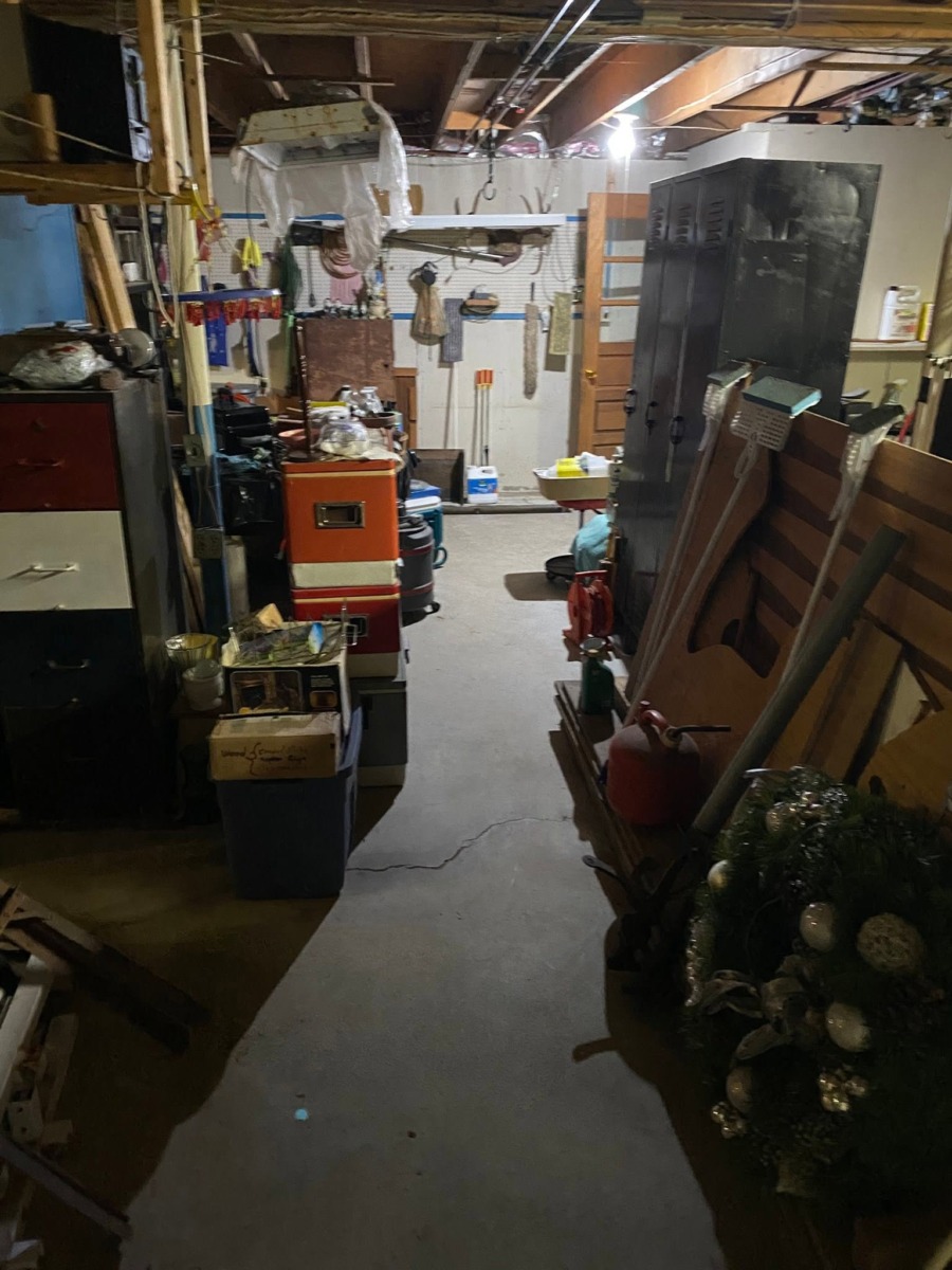Basement Clean-out basement